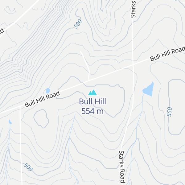 Map of Bull Hill