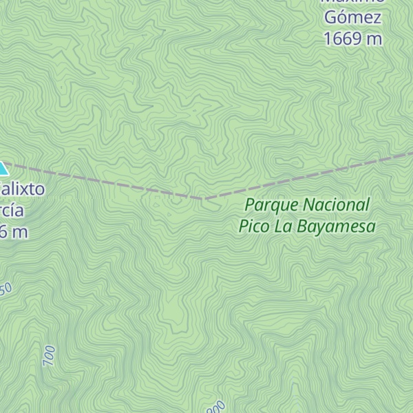 Map of Pico Lora