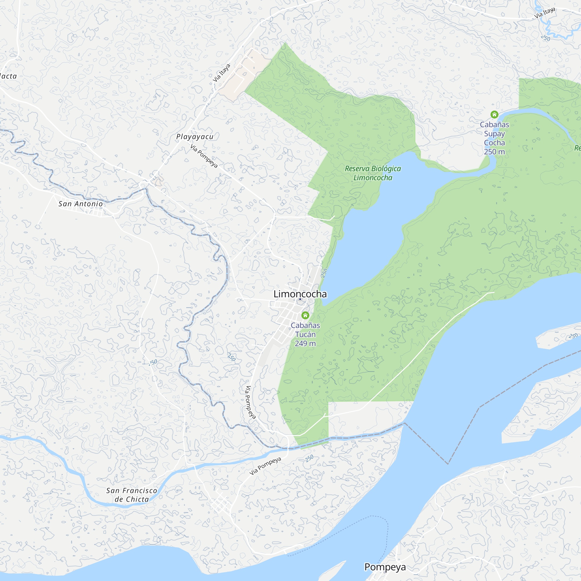 Cabañas Antpitta map