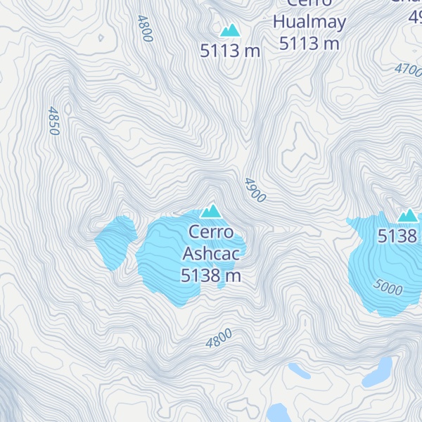 Map of Cerro Ashcac