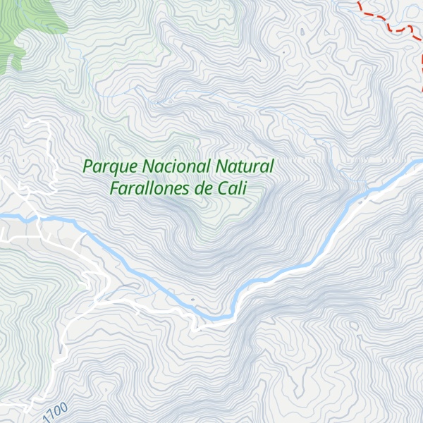 Map of Alto del Trueno