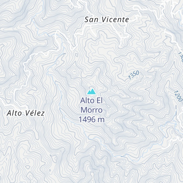 Map of Alto El Morro