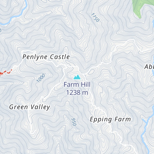 Map of Farm Hill