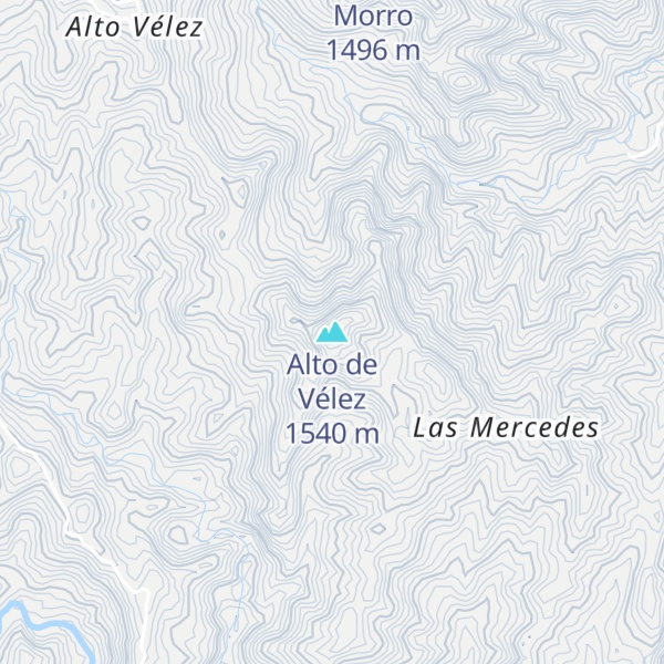 Map of Alto de Vélez