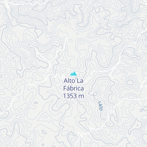 Map of Alto La Fábrica