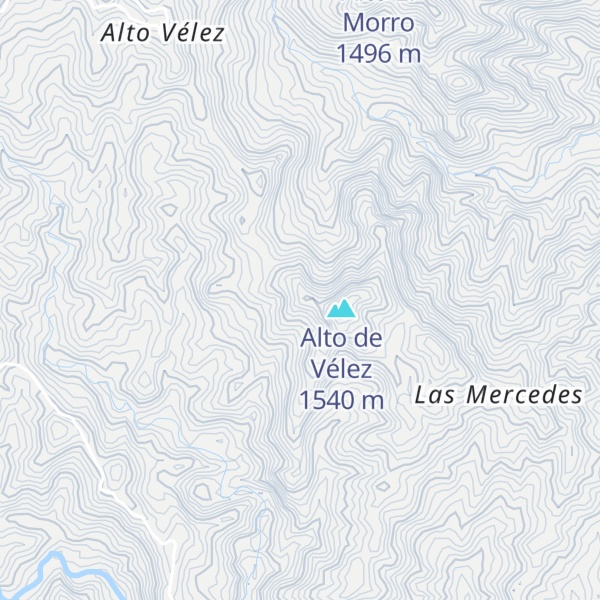 Map of Alto del Rayo