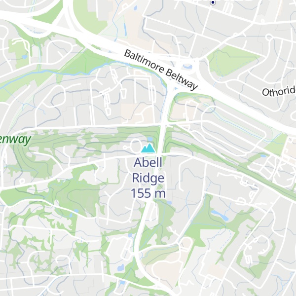 Map of Abell Ridge
