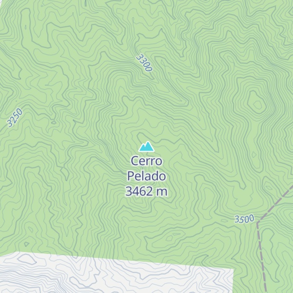 Map of Cerro Pelado