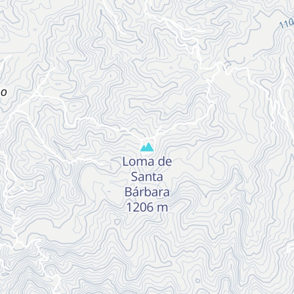 Map of Loma de Santa Bárbara