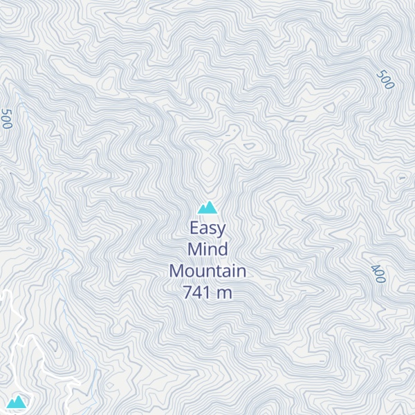 Map of Easy Mind Mountain