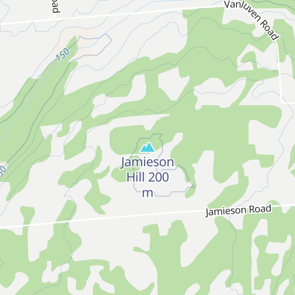 Map of Jamieson Hill