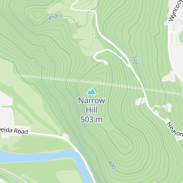 Map of Narrow Hill