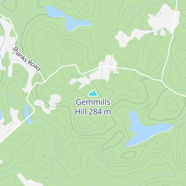 Map of Gemmills Hill
