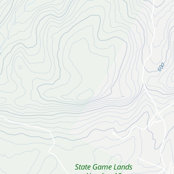 Map of Lake Knob