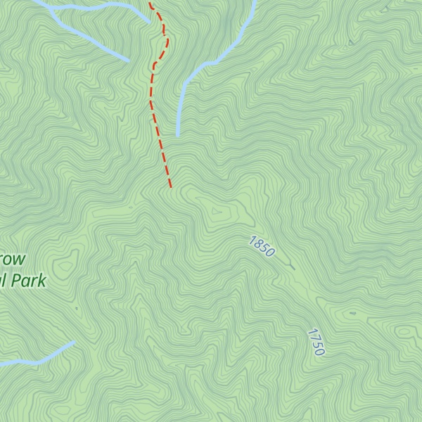 Map of Sir John's Peak