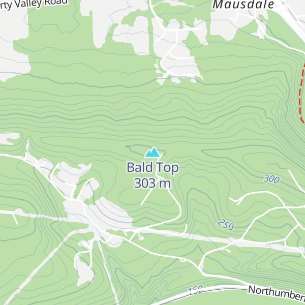 Map of Bald Top