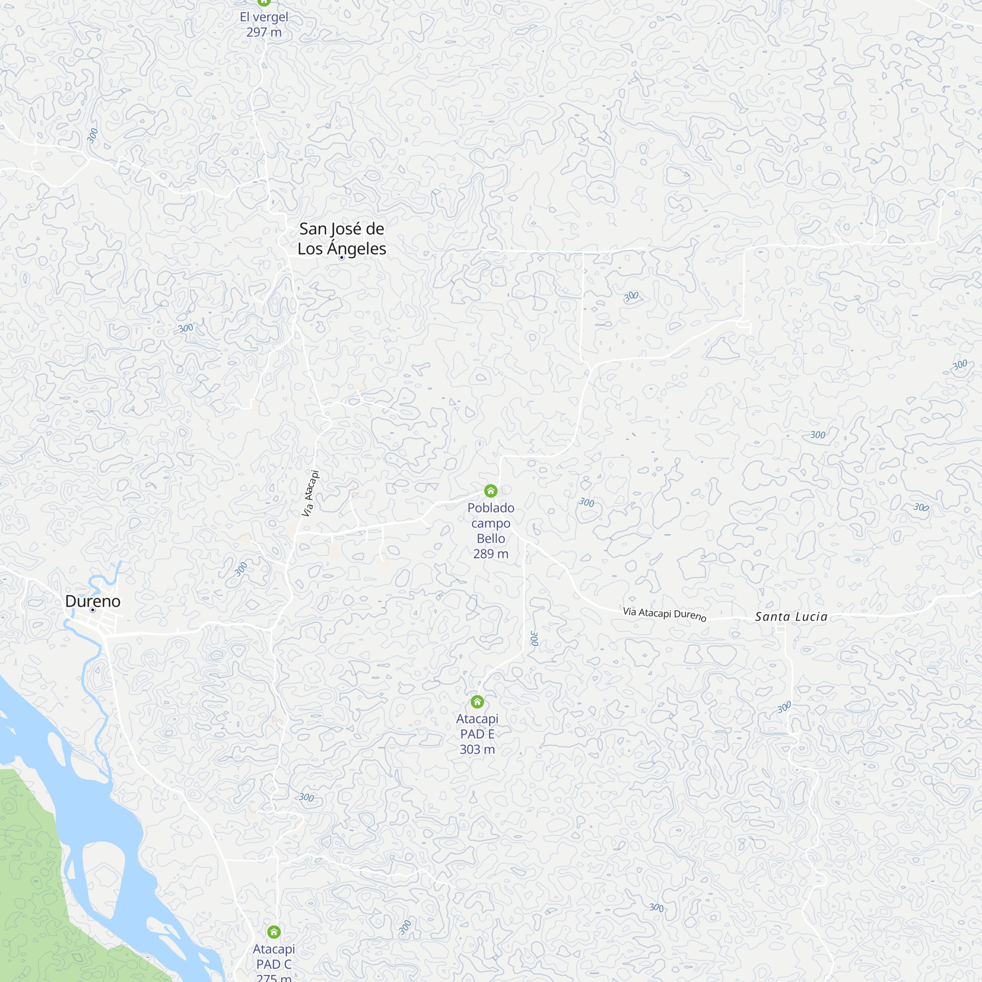 Poblado campo Bello map