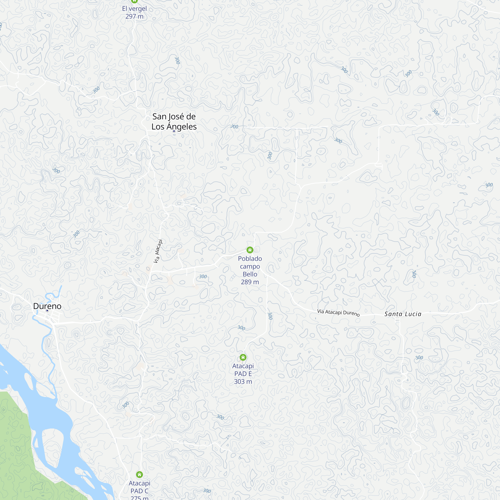 Poblado campo Bello map