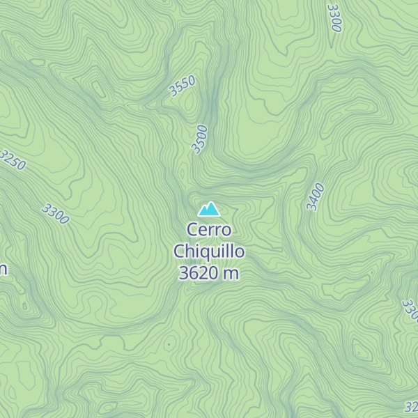Map of Cerro Chiquillo