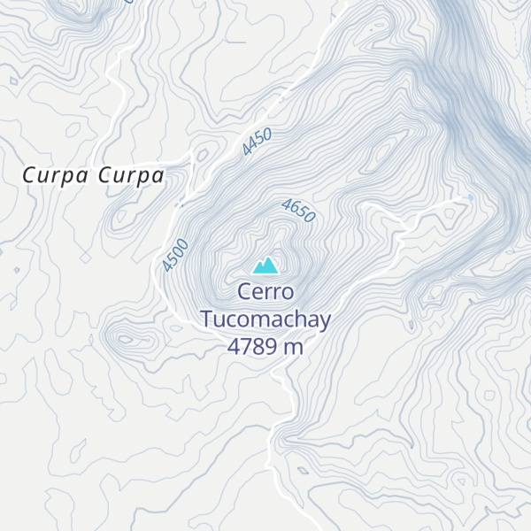 Map of Cerro Tucomachay
