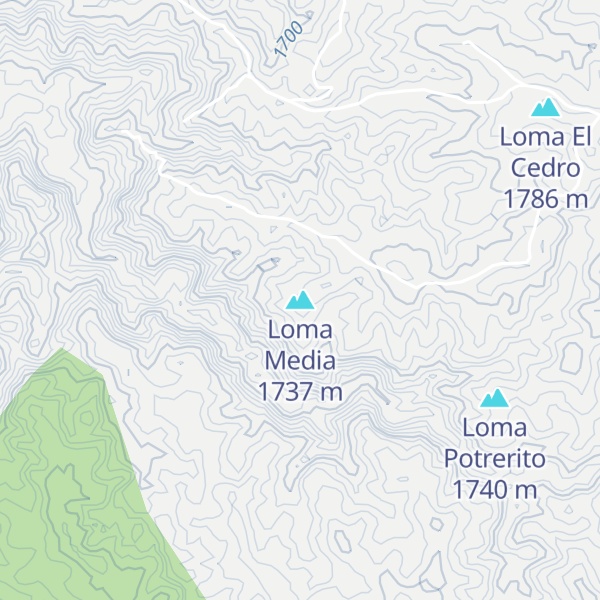 Map of Loma Media