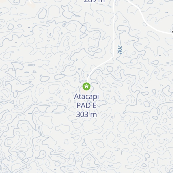 Map of Atacapi PAD E