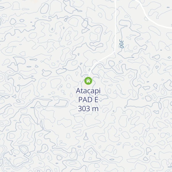 Map of Atacapi PAD E