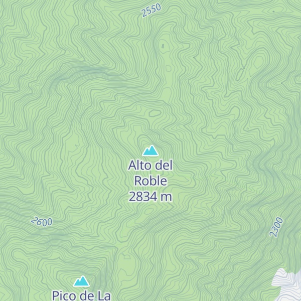 Map of Alto del Roble