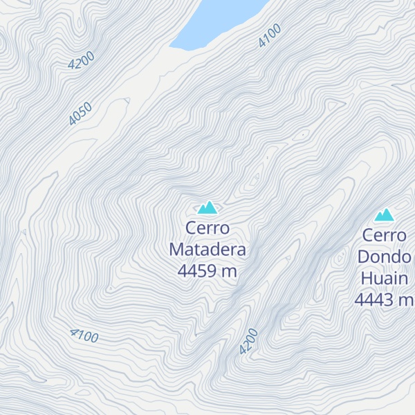 Map of Cerro Matadera