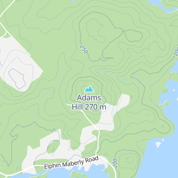 Map of Adams Hill
