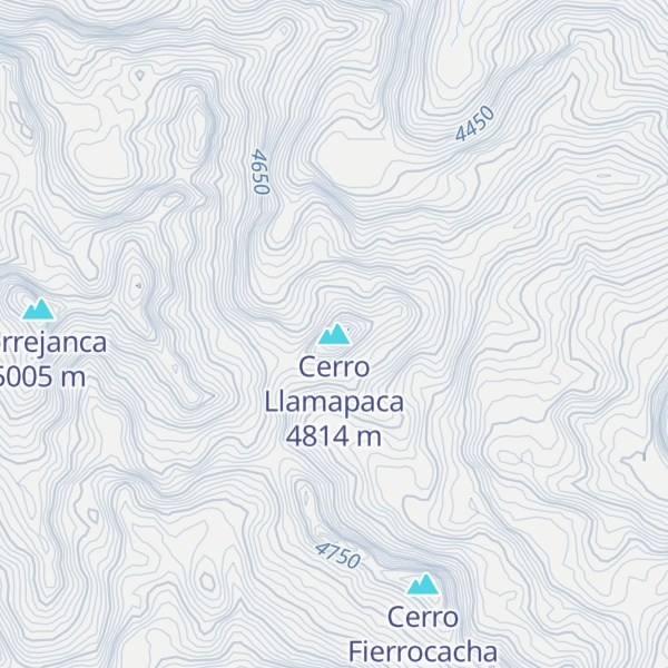 Map of Cerro Llamapaca