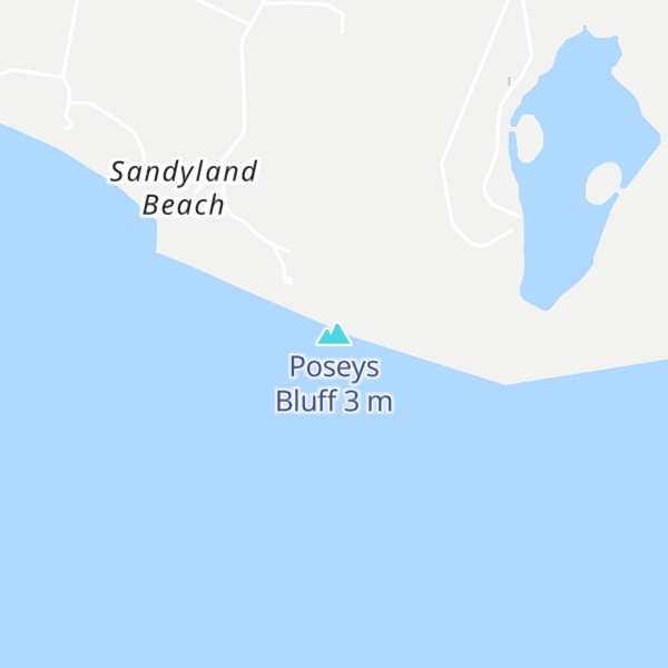 Map of Poseys Bluff