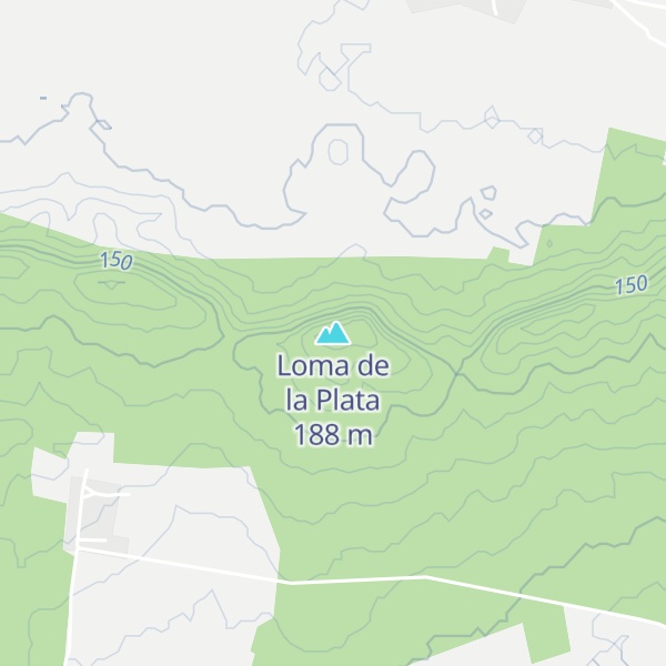 Map of Loma de la Plata