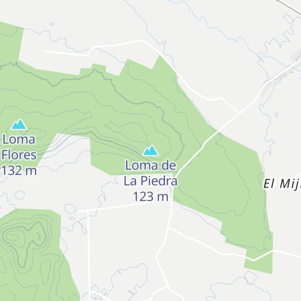 Map of Loma de La Piedra