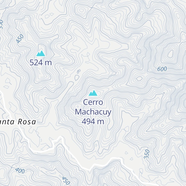 Map of Cerro Machacuy