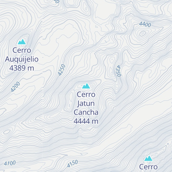 Map of Cerro Jatun Cancha