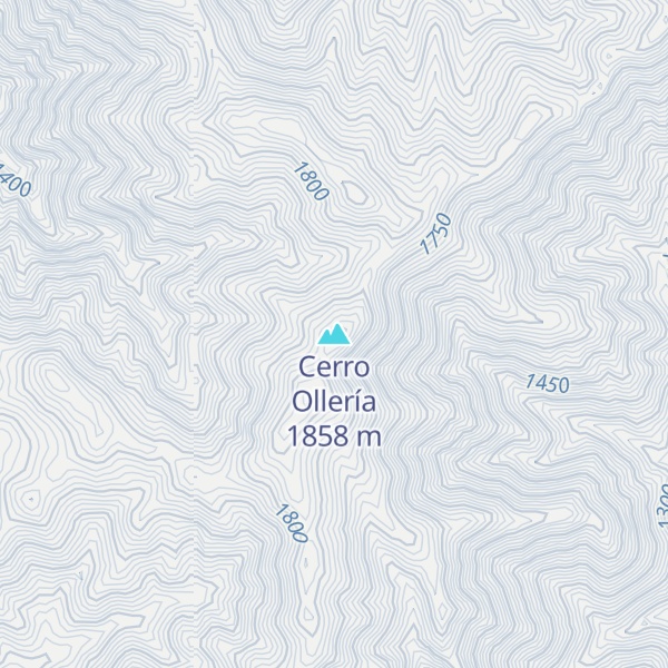 Map of Cerro Ollería