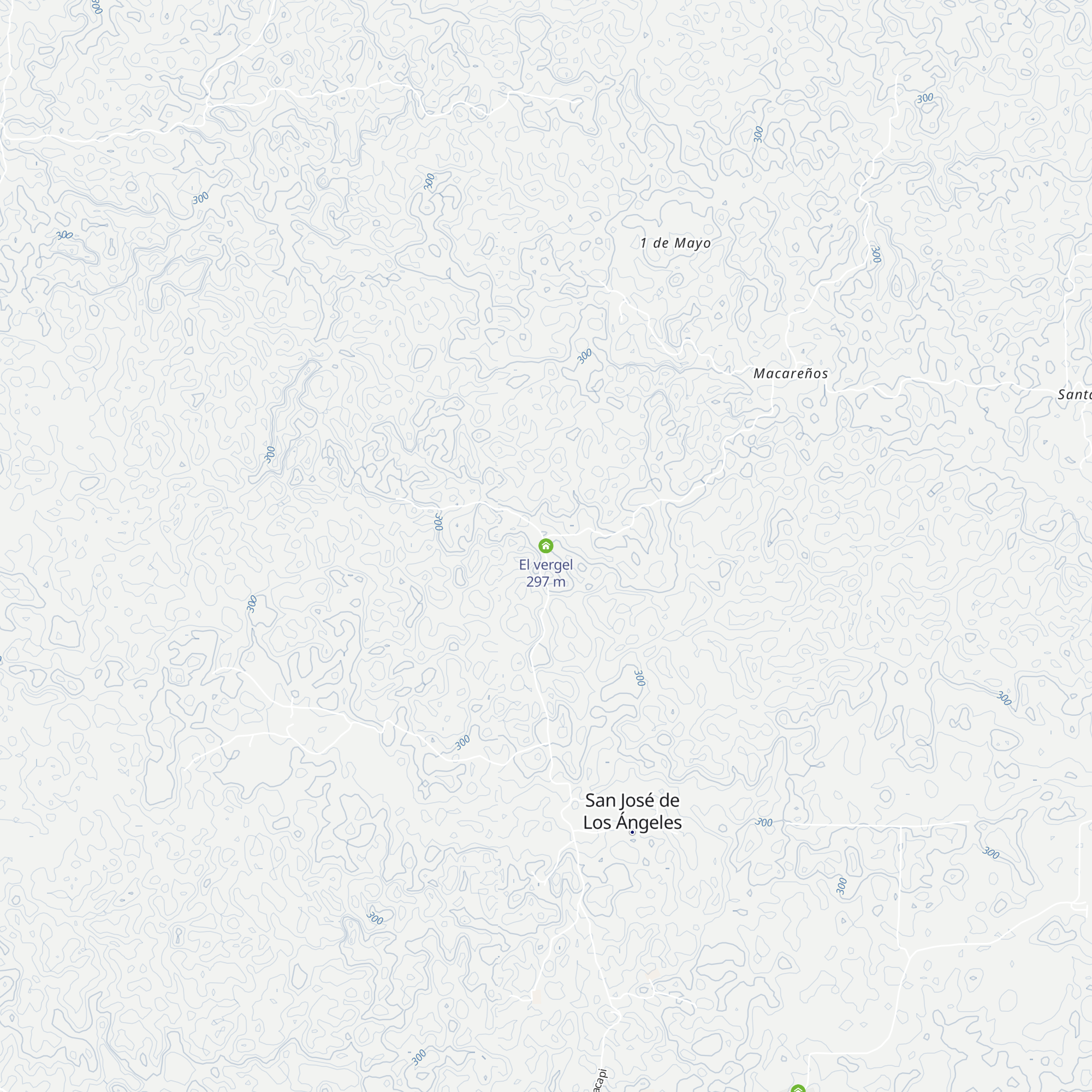 El vergel map