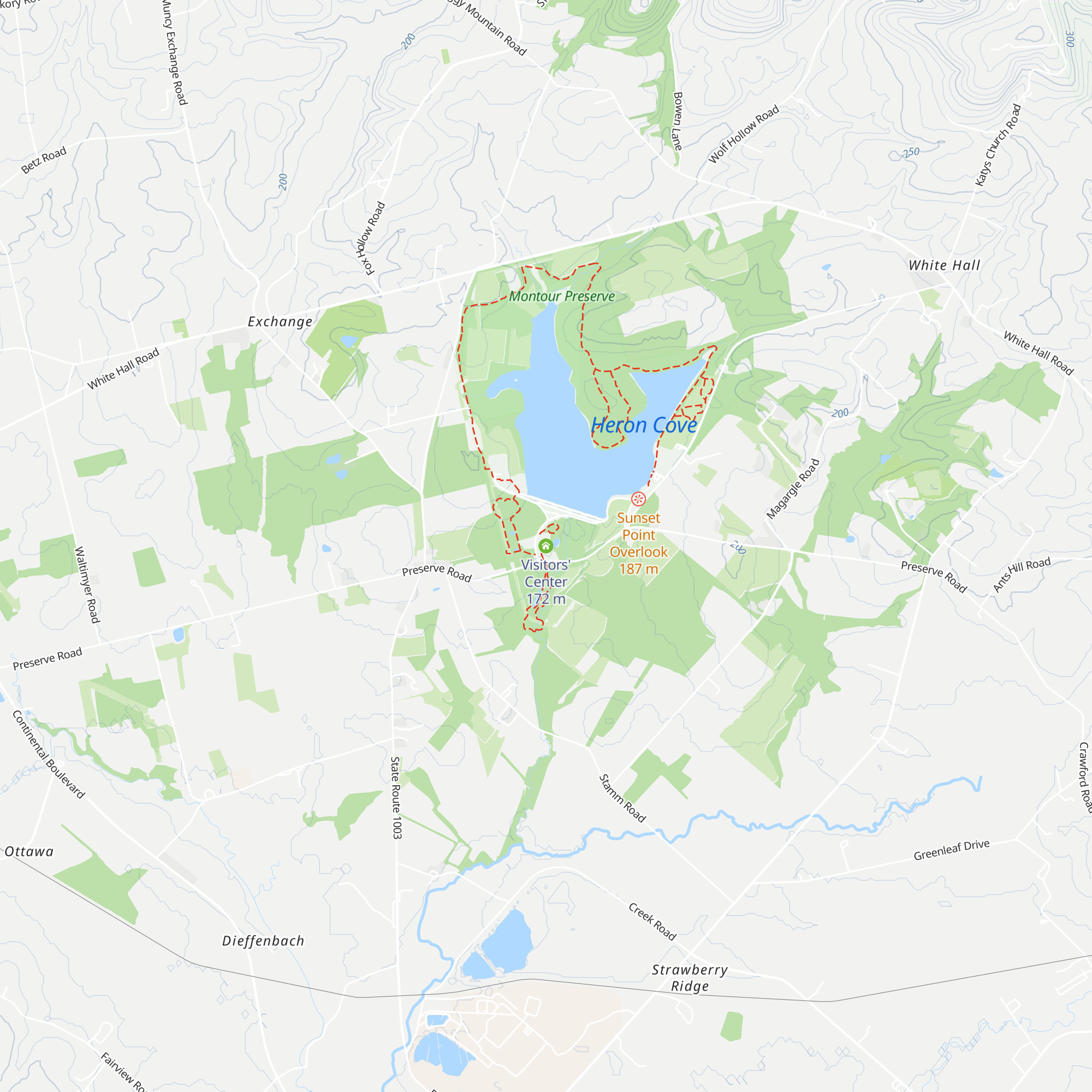 Visitors' Center map