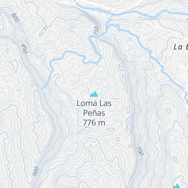 Map of Loma Las Peñas