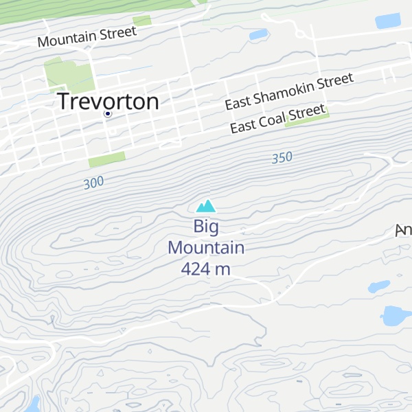Map of Big Mountain