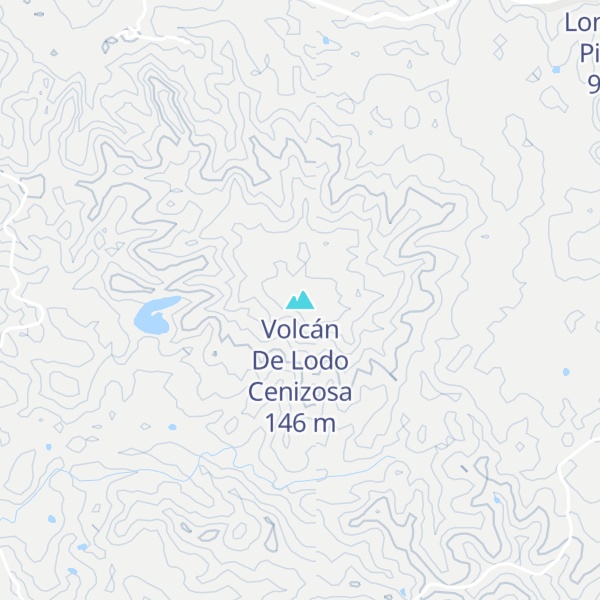Map of Volcán De Lodo Cenizosa