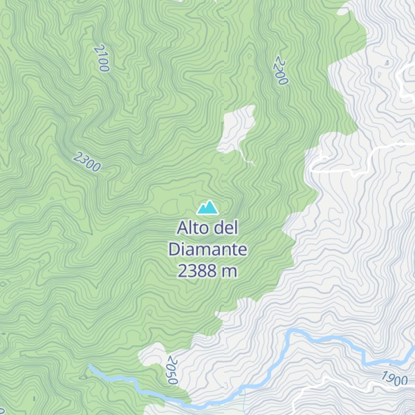 Map of Alto del Diamante