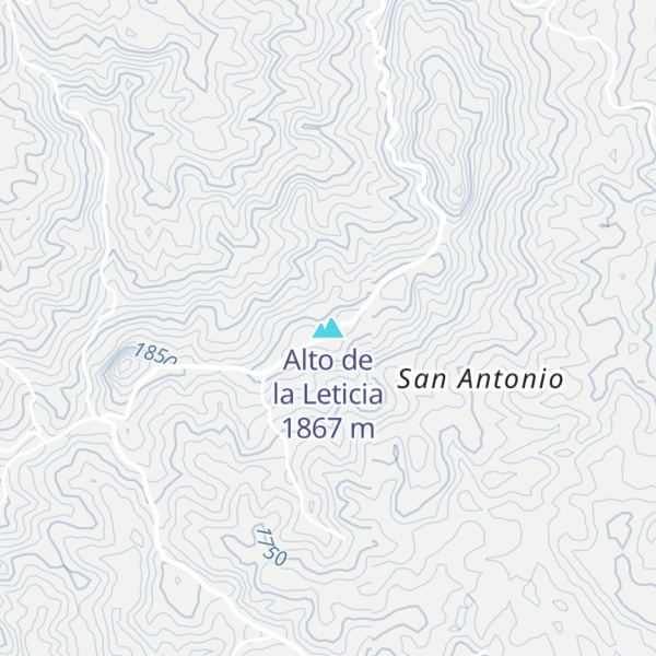 Map of Alto de la Leticia