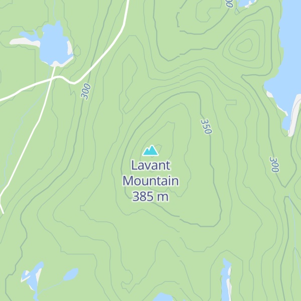 Map of Lavant Mountain