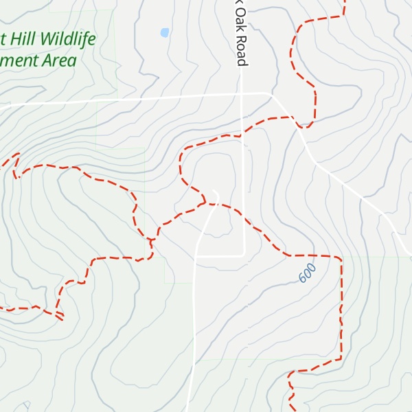 Map of Connecticut Hill