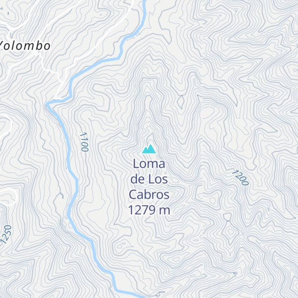 Map of Loma de Los Cabros