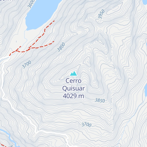 Map of Cerro Quisuar