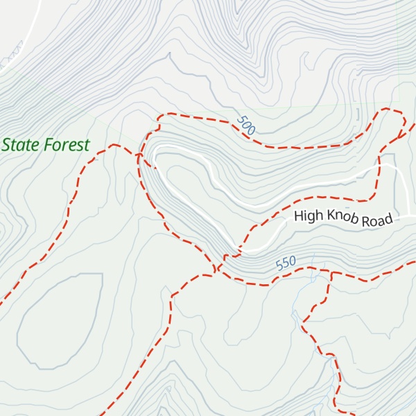Map of High Knob