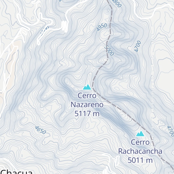 Map of Cerro Nazareno